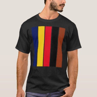Utah Pride Original Flag Aesthetic Colours Design T-Shirt