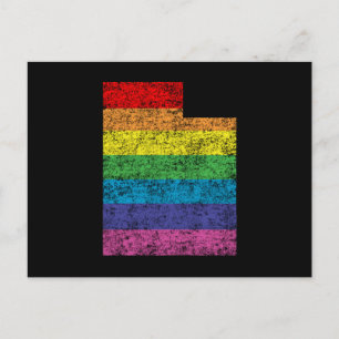 utah rainbow postcard