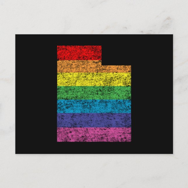 utah rainbow postcard (Front)