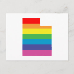utah rainbow postcard