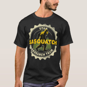 Utah Sasquatch Research Team Bigfoot Believer Fan T-Shirt