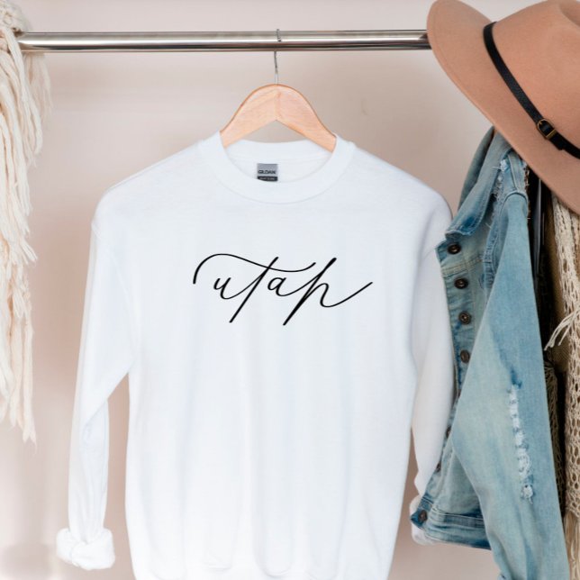 Utah Script State Femme Sweatshirt (Créateur téléchargé)