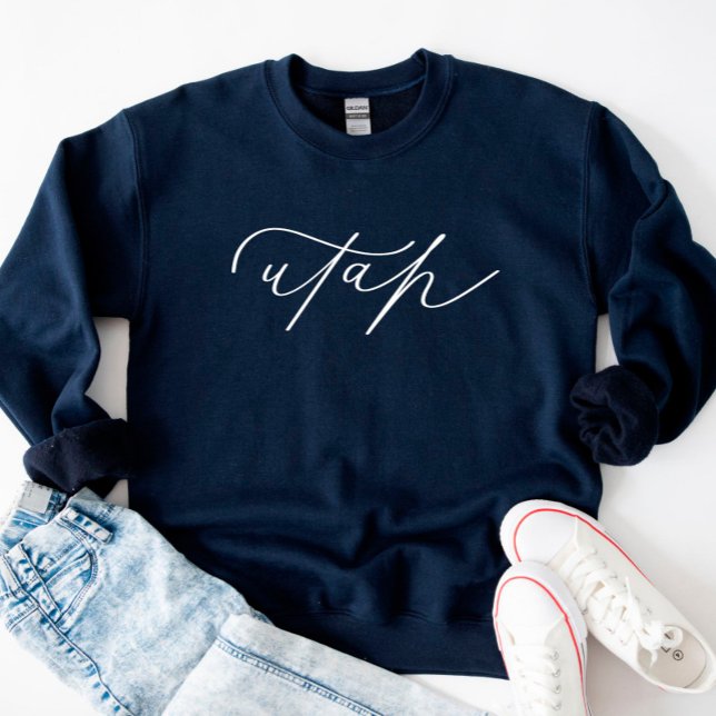 Utah Script State Femme Sweatshirt (Créateur téléchargé)