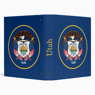 Utah State Flag Binder