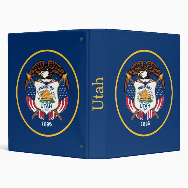 Utah State Flag Binder (Background)