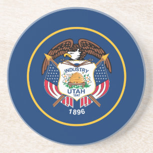 Utah State Flag Coaster