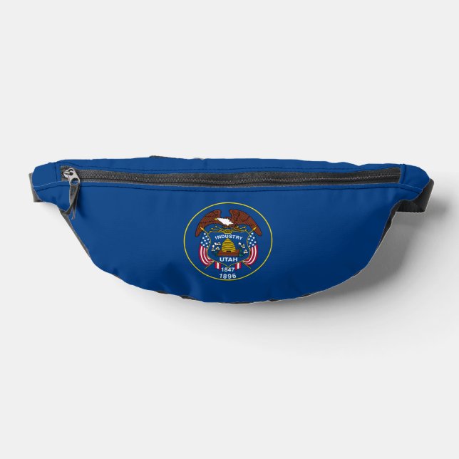 Utah State Flag Design Fanny Pack (Lay Down)