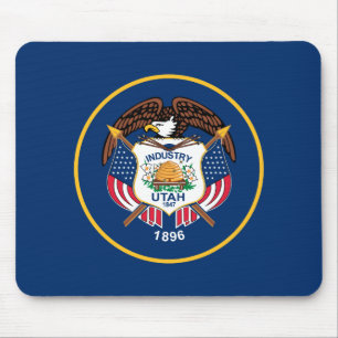 Utah State Flag Mouse Pad