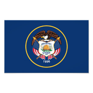Utah State Flag Photo Print
