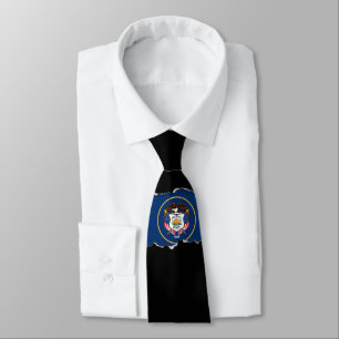 Utah State Flag Tie