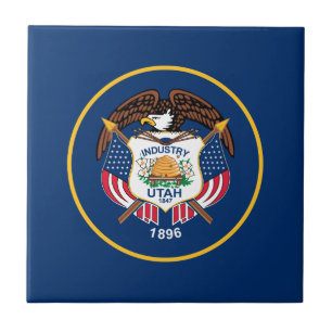 Utah State Flag Tile