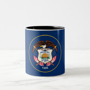 Utah State Flag Two-Tone Coffee Mug