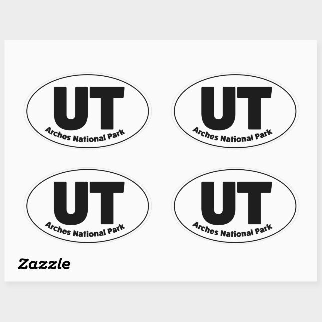Utah sticker for RV, truck, Car (Sheet)