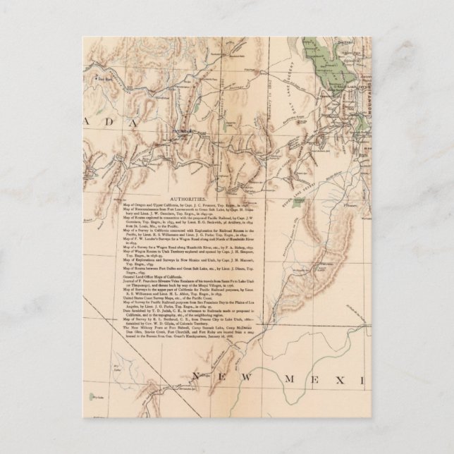 Utah Terr & Mil Dept Postcard (Front)