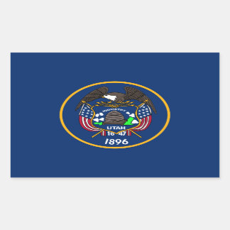 Utah: The Beehive State US Flag, Industry Sticker