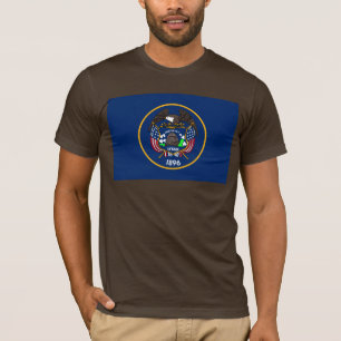 Utah: The Beehive State US Flag, Industry T-Shirt