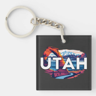 Utah United States of America Keychain