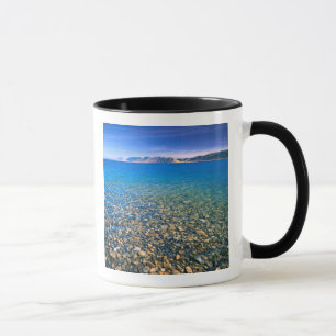 UTAH. USA. Clear water of Bear Lake reveals Mug