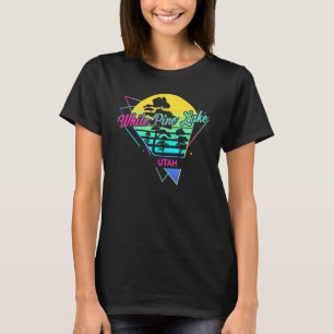 Utah USA Nostalgic Retro White Pine Lake T-Shirt