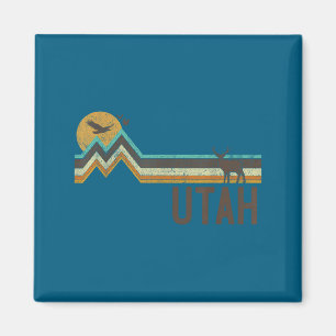 Utah - vintage men women 70s 80s graphic cool magnet