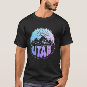 Utah Vintage Mountains Retro T-Shirt