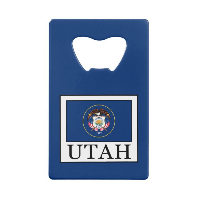 Utah Wallet Bottle Opener (Front)
