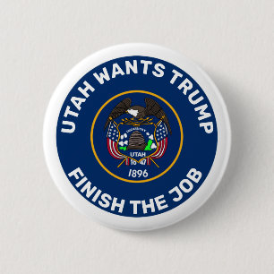 Utah Wants Trump 2 Inch Round Button