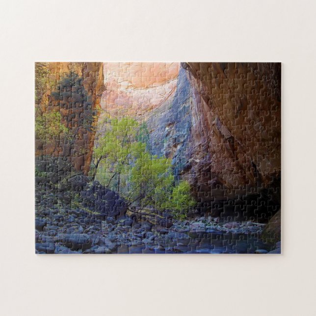 Utah Zion Mountains. Jigsaw Puzzle (Horizontal)