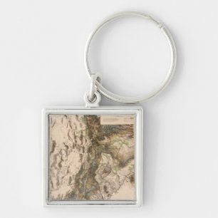 UtahPanoramic MapUtah Keychain