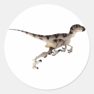 Utahraptor Classic Round Sticker
