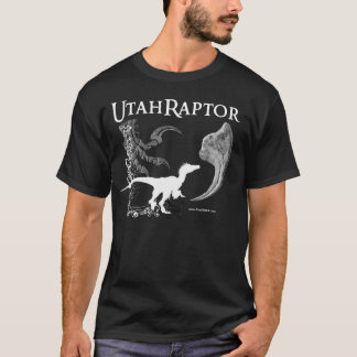 Utahraptor shirt in dark colours