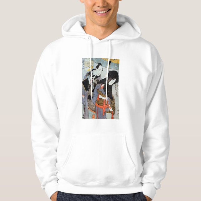 Utamaro: Lovers, 1797 Hoodie (Front)