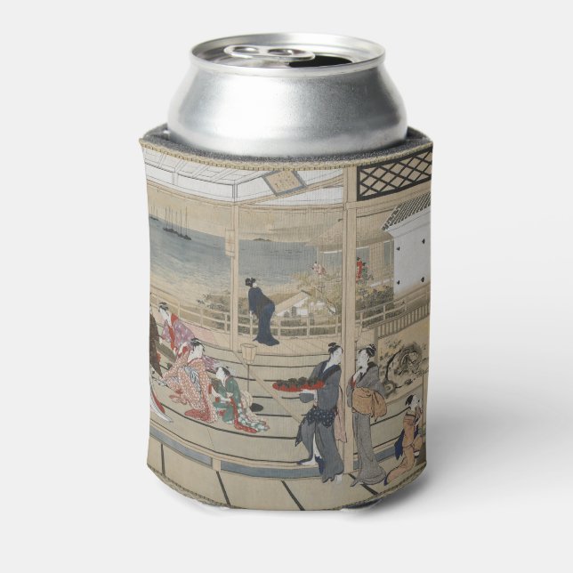Utamaro’s art custom monogram can cooler (Can Back)