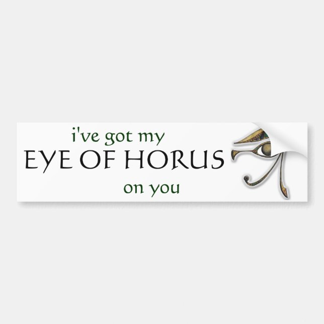 Utchat - Amulet of Protection Bumper Sticker (Front)