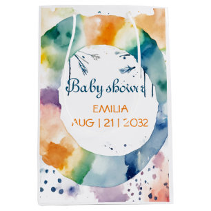 ute Boho Baby Shower Gift Bag – Customizable 