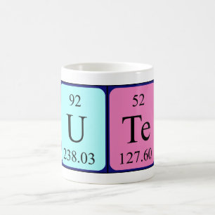 Ute periodic table name mug
