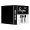 Utensils Recipe (Black & White)