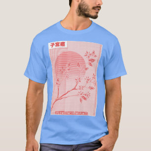Uterine Cancer Awareness Sakura Cherry Blossom  T-Shirt