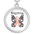 Uterine Cancer Butterfly Ribbon