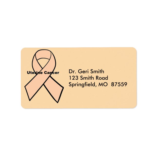 Uterine Cancer Label (Front)