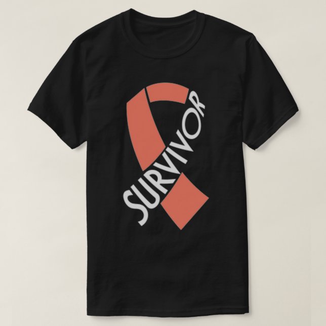 Uterine Cancer Survivor Awareness Month  T-Shirt (Design Front)