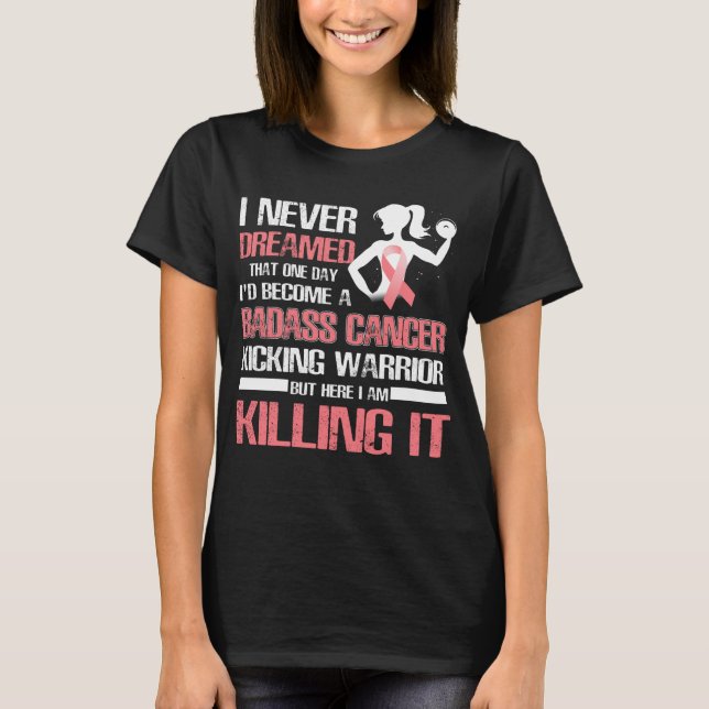 uterine cancer survivor blood sweat tears T-Shirt (Front)