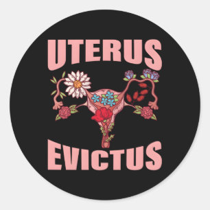 Uterus Anatomy Uterus Evictus Uterus Removal Hyste Classic Round Sticker