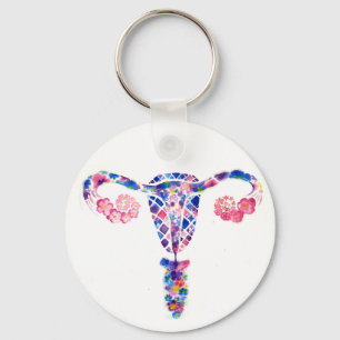 Uterus Keychain