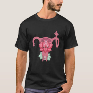 Uterus Shows Middle Finger Feminist Feminism T-Shirt