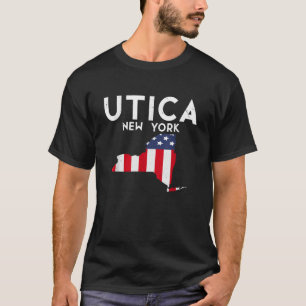Utica New York USA State America Travel New Yorker T-Shirt