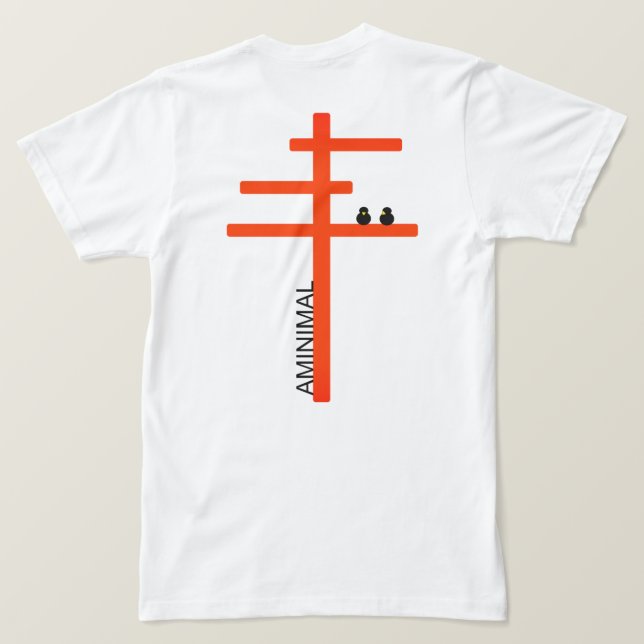 Utility Pole Love T-Shirt (Design Back)