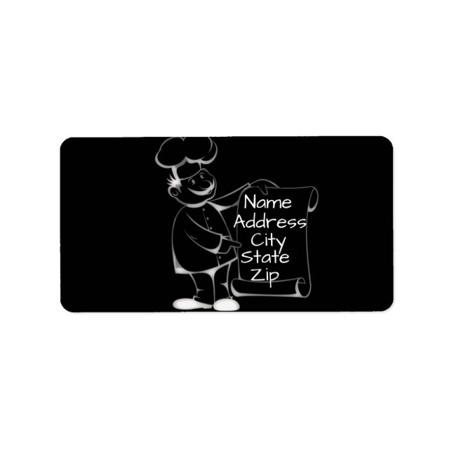 ***UTIMATE CHEF**** ADDRESS LABEL (Front)