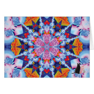 Utopia Kaleidoscope Greeting Card