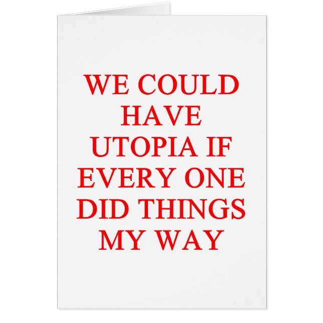 UTOPIA my way (Front)
